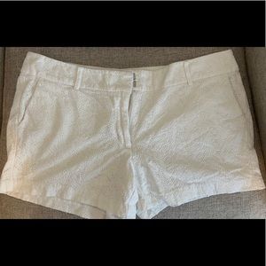 Ann Taylor white eyelet shorts 12p